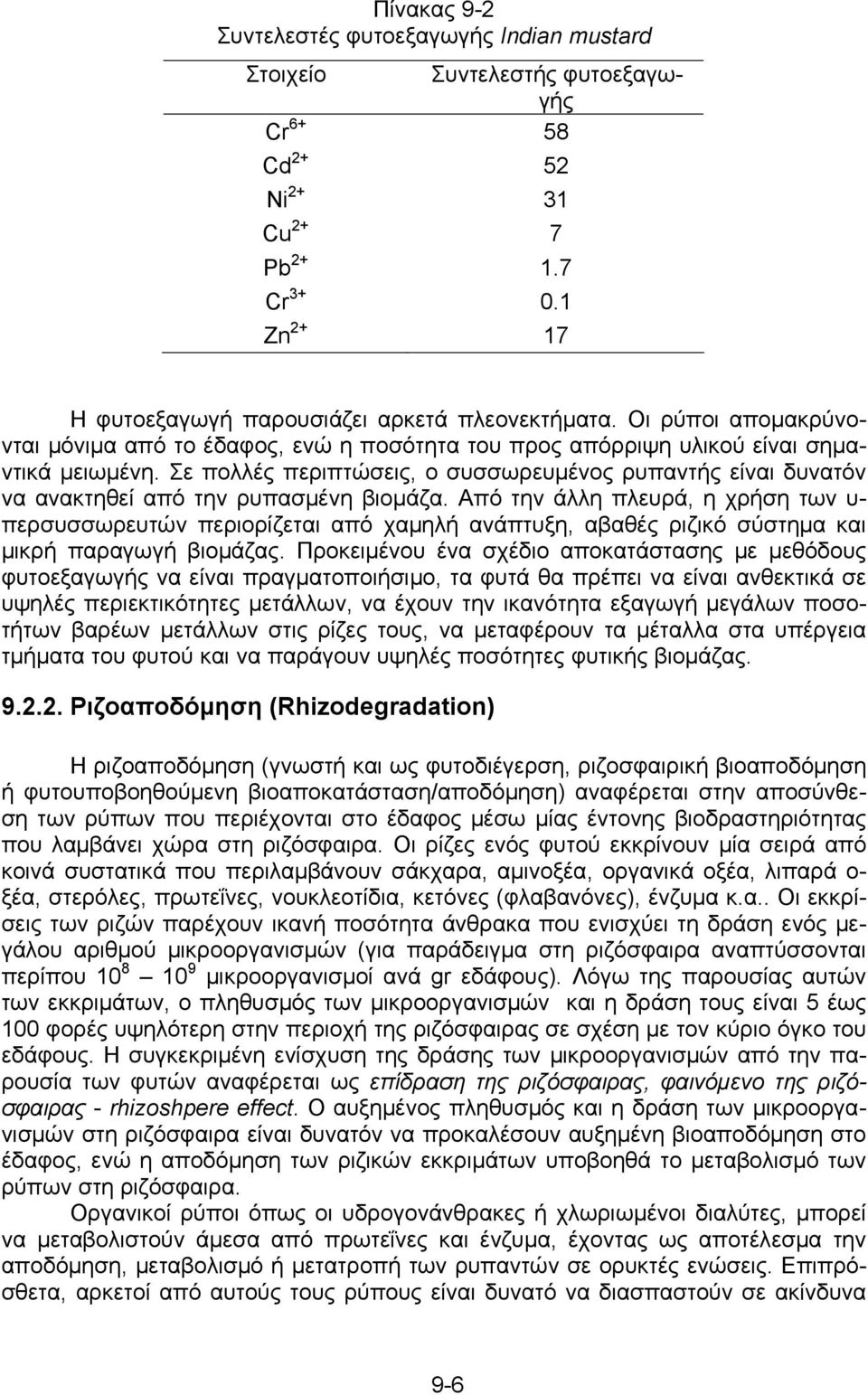 Σε πολλές περιπτώσεις, ο συσσωρευμένος ρυπαντής είναι δυνατόν να ανακτηθεί από την ρυπασμένη βιομάζα.