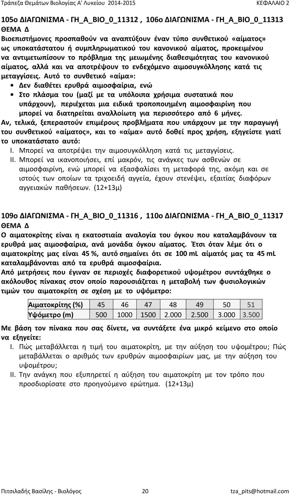 Αυτό το συνθετικό «αίμα»: Δεν διαθέτει ερυθρά αιμοσφαίρια, ενώ Στο πλάσμα του (μαζί με τα υπόλοιπα χρήσιμα συστατικά που υπάρχουν), περιέχεται μια ειδικά τροποποιημένη αιμοσφαιρίνη που μπορεί να