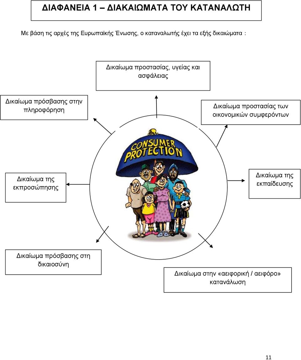 πληροφόρηση Δικαίωμα προστασίας των οικονομικών συμφερόντων Δικαίωμα της εκπροσώπησης Δικαίωμα