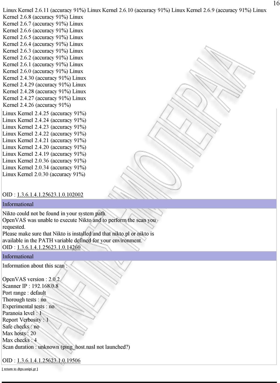 4.30 (accuracy 91%) Linux Kernel 2.4.29 (accuracy 91%) Linux Kernel 2.4.28 (accuracy 91%) Linux Kernel 2.4.27 (accuracy 91%) Linux Kernel 2.4.26 (accuracy 91%) Linux Kernel 2.4.25 (accuracy 91%) Linux Kernel 2.