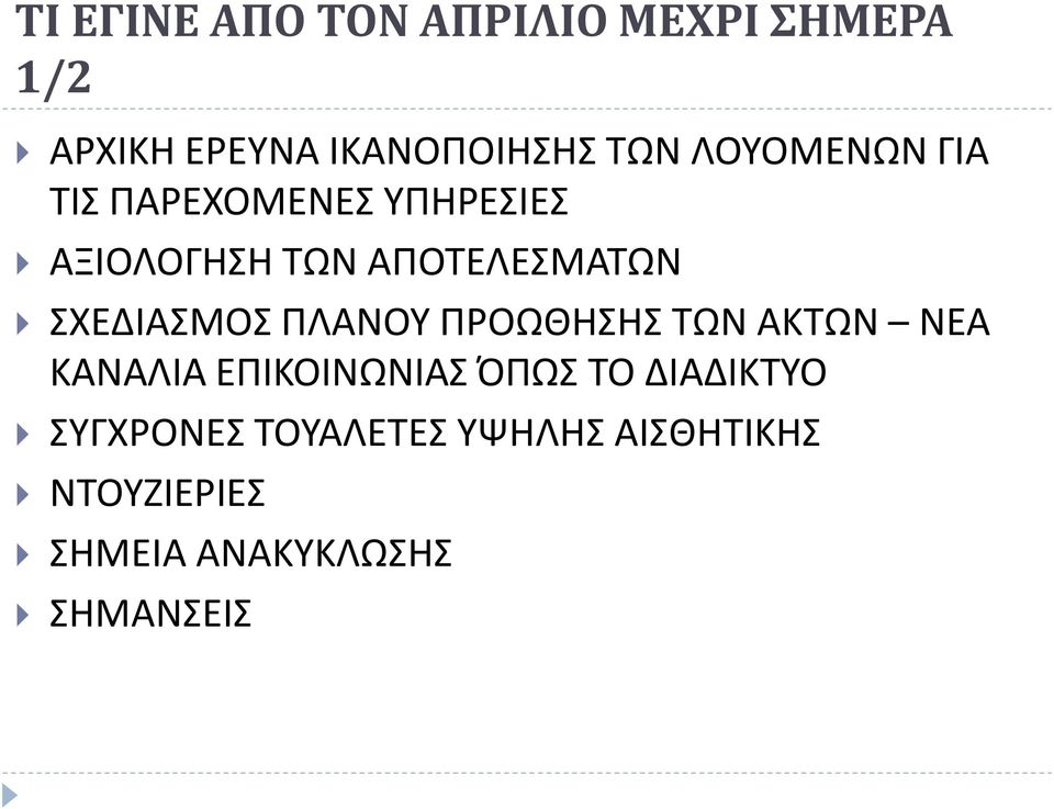 ΣΧΕΔΙΑΣΜΟΣ ΠΛΑΝΟΥ ΠΡΟΩΘΗΣΗΣ ΤΩΝ ΑΚΤΩΝ ΝΕΑ ΚΑΝΑΛΙΑ ΕΠΙΚΟΙΝΩΝΙΑΣ ΌΠΩΣ ΤΟ