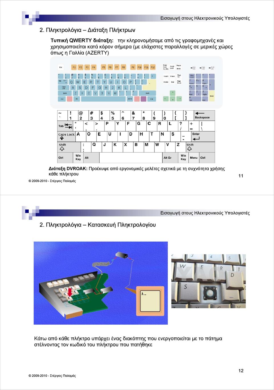 εργονομικές μελέτες σχετικά με τη συχνότητα χρήσης κάθε πλήκτρου 11 2.