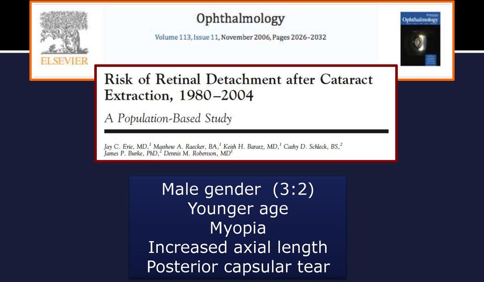 Increased axial