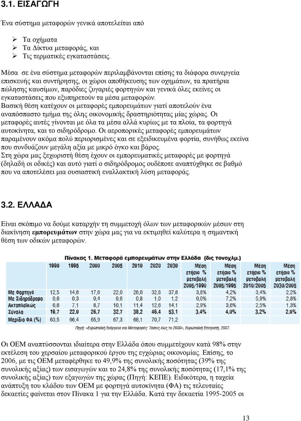 γενικά όλες εκείνες οι εγκαταστάσεις που εξυπηρετούν τα μέσα μεταφορών.