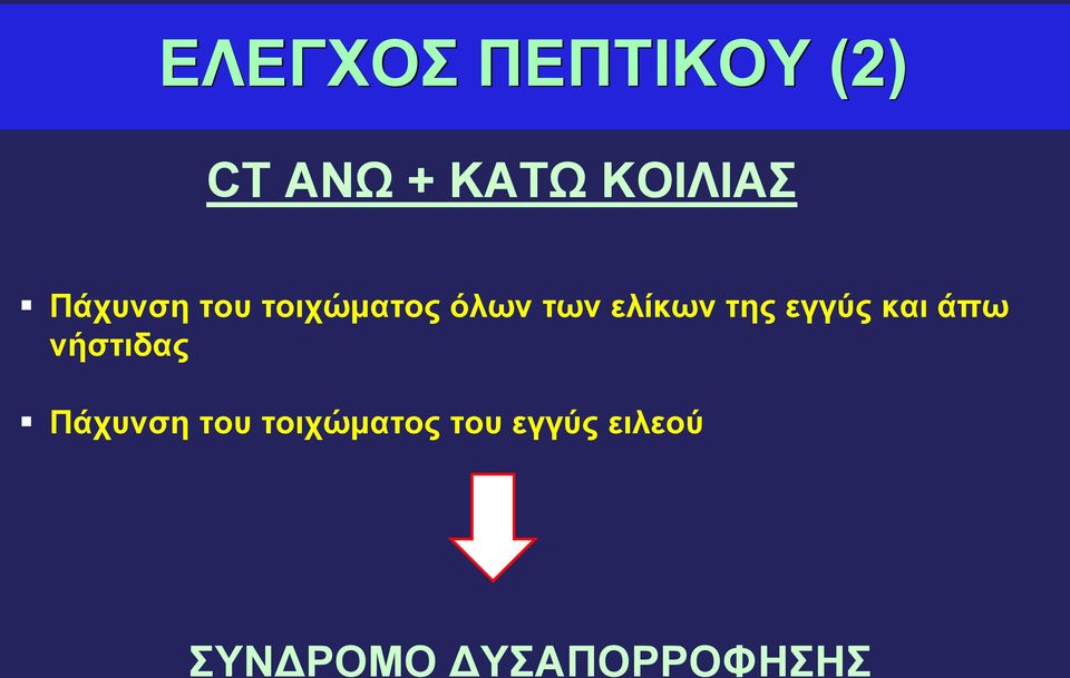 εγγύς και άπω νήστιδας Πάχυνση του