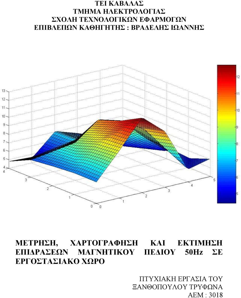 ΚΑΙ ΕΚΤΙΜΗΣΗ ΕΠΙΔΡΑΣΕΩΝ ΜΑΓΝΗΤΙΚΟΥ ΠΕΔΙΟΥ 50Hz ΣΕ