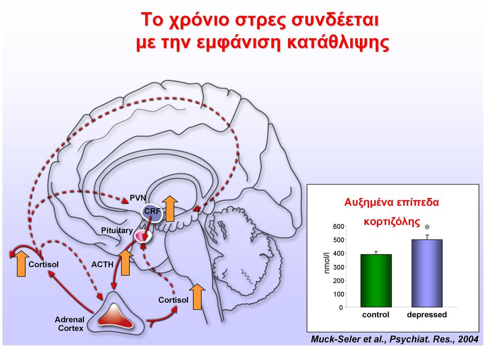 nmol/l 600 500 400 300 200 100 0 Αυξημένα επίπεδα