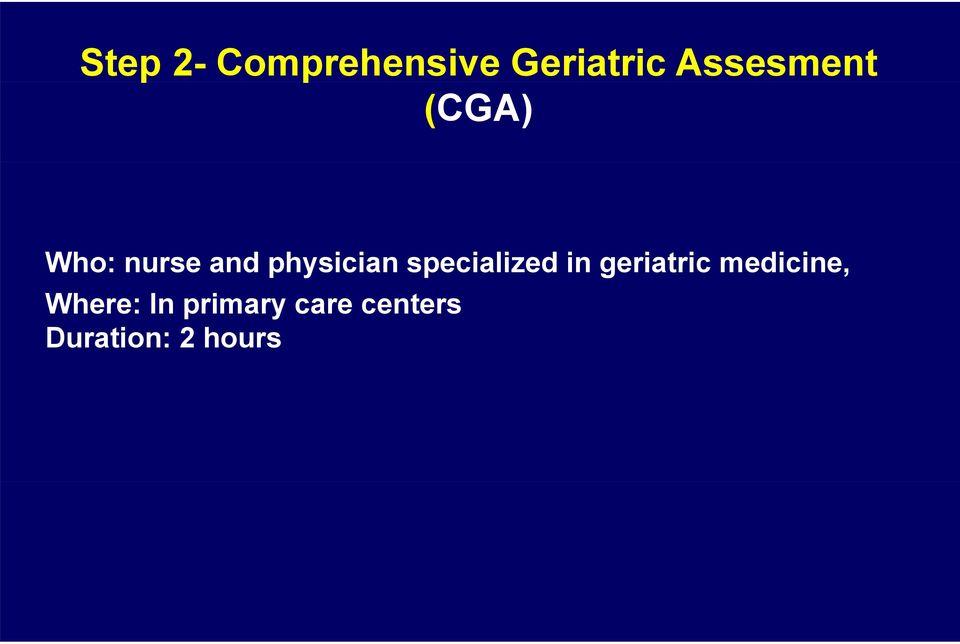 physician specialized in geriatric