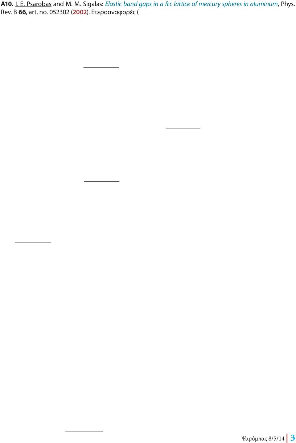 layer-multiple-scattering method. The band structure shows wide elastic band gaps along certain high-symmetry directions. For filling ratios of mercury spheres around 8.