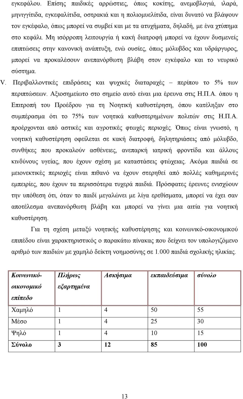 δηλαδή, με ένα χτύπημα στο κεφάλι.