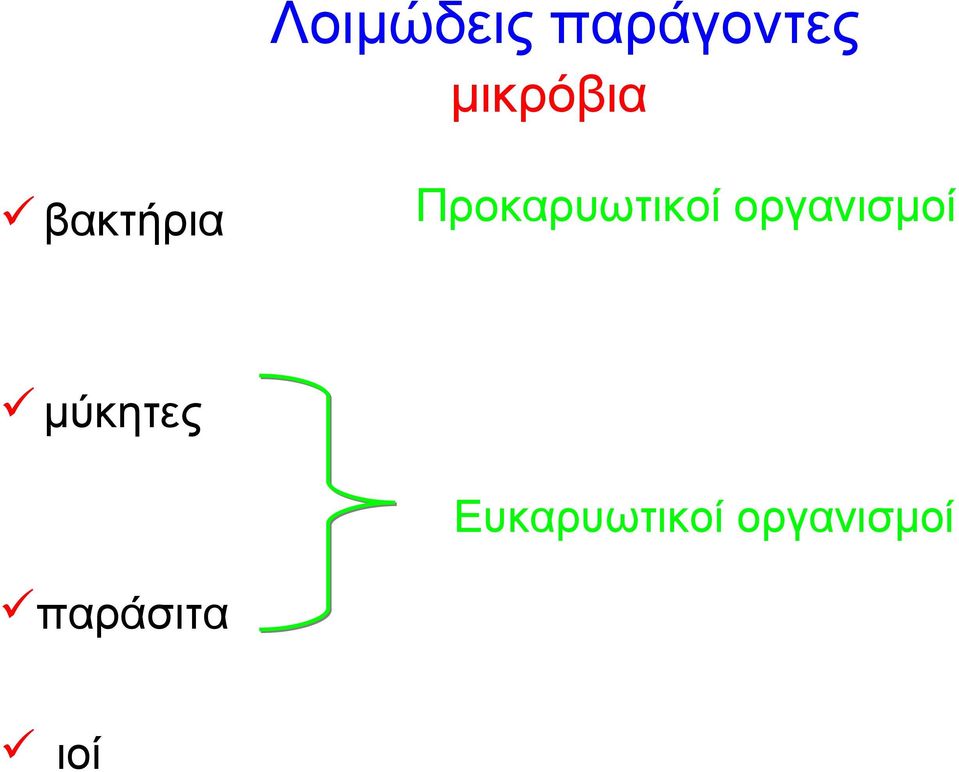 Προκαρυωτικοί οργανισμοί