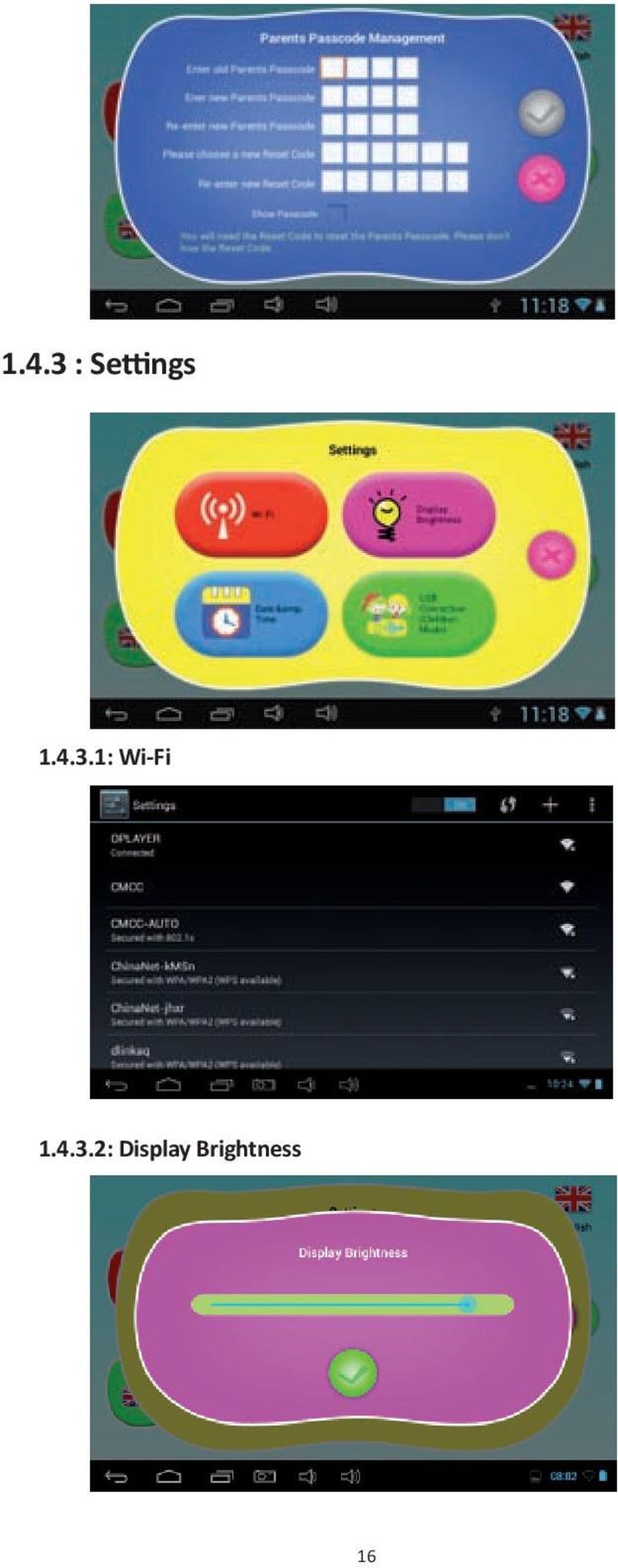 1: Wi-Fi 1.4.3.