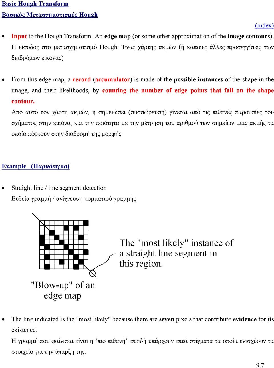 the image, and their likelihoods, by counting the number of edge points that fall on the shape contour.