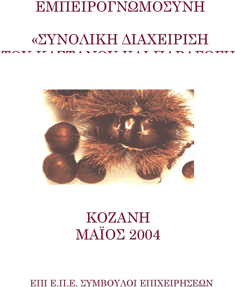 ΠΑΡΑΓΩΓΗ ΚΟΖΑΝΗ ΜΑΪΟΣ 2004