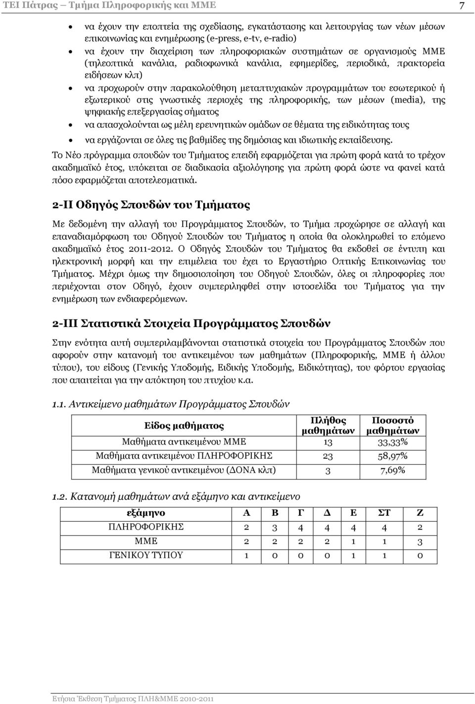 γνωστικές περιοχές της πληροφορικής, των μέσων (media), της ψηφιακής επεξεργασίας σήματος να απασχολούνται ως μέλη ερευνητικών ομάδων σε θέματα της ειδικότητας τους να εργάζονται σε όλες τις βαθμίδες