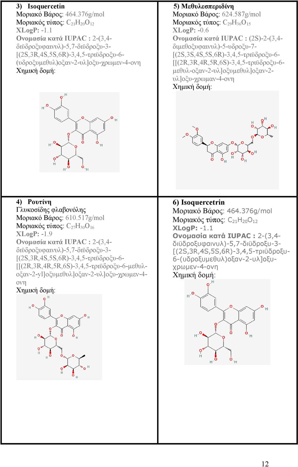 587g/mol Μοριακός τύπος: C 29 H 36 O 15 XLogP: -0.