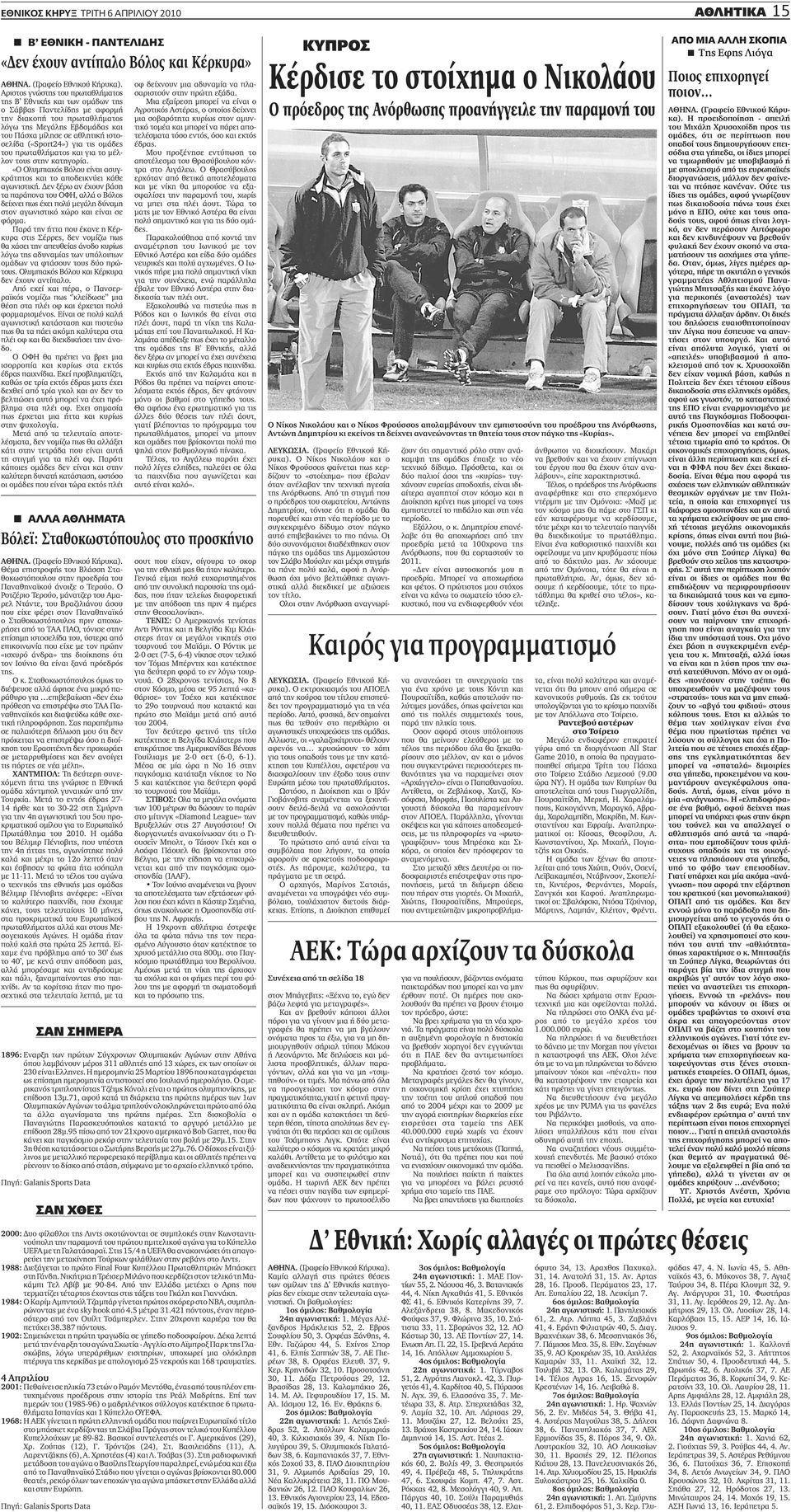 «Ο Ολυμπιακός Βόλου είναι ασυγκράτητος και το αποδεικνύει κάθε αγωνιστική.