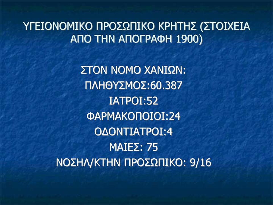 ΠΛΗΘΥΣΜΟΣ:60.