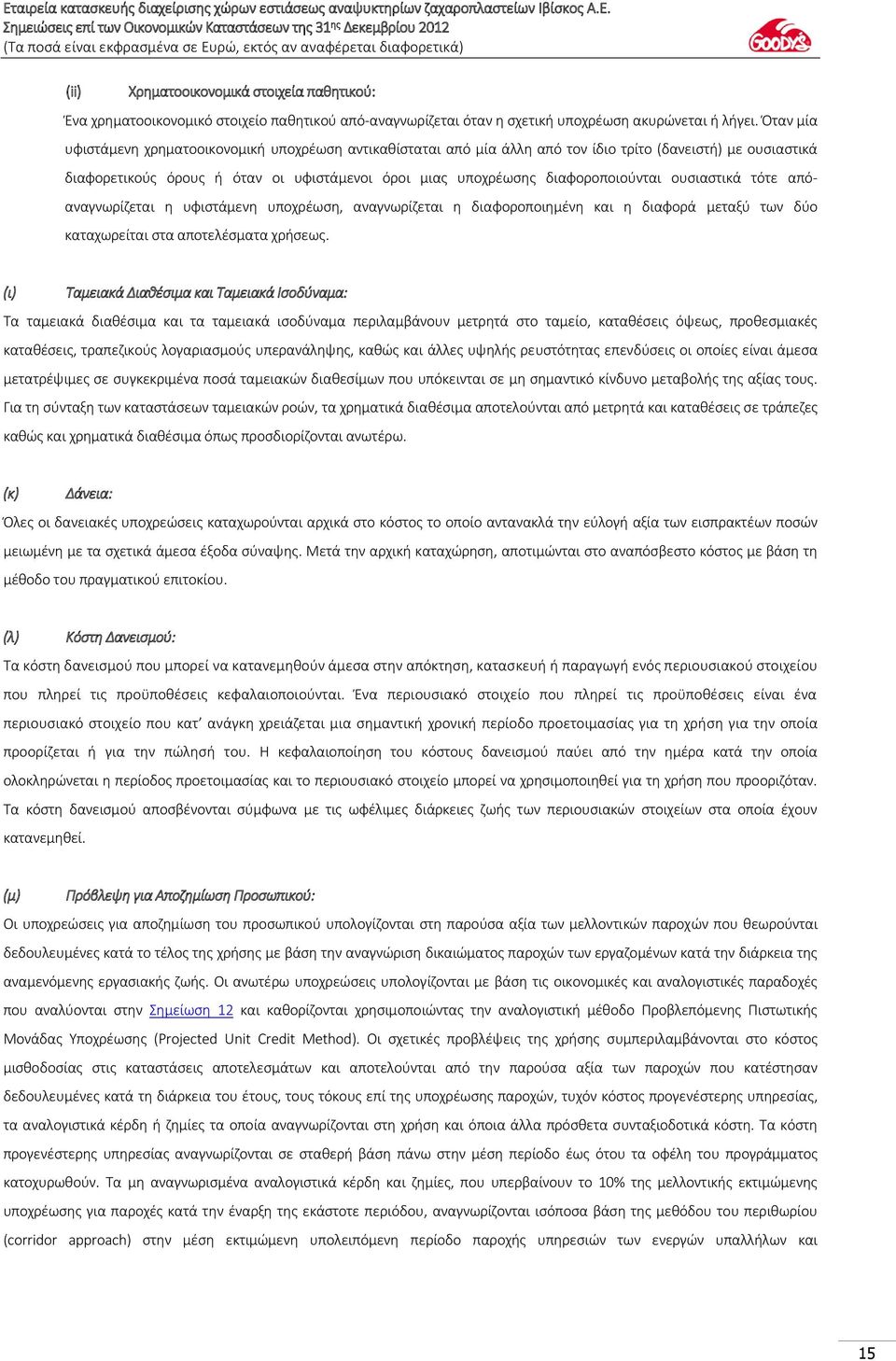 ουσιαστικά τότε απόαναγνωρίζεται η υφιστάμενη υποχρέωση, αναγνωρίζεται η διαφοροποιημένη και η διαφορά μεταξύ των δύο καταχωρείται στα αποτελέσματα χρήσεως.