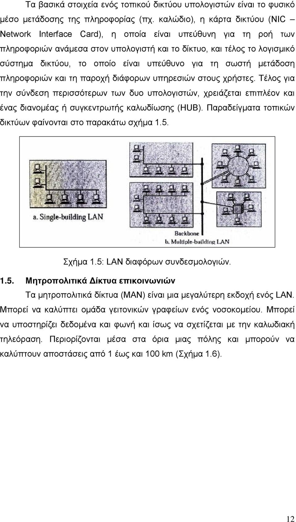 υπεύθυνο για τη σωστή μετάδοση πληροφοριών και τη παροχή διάφορων υπηρεσιών στους χρήστες.