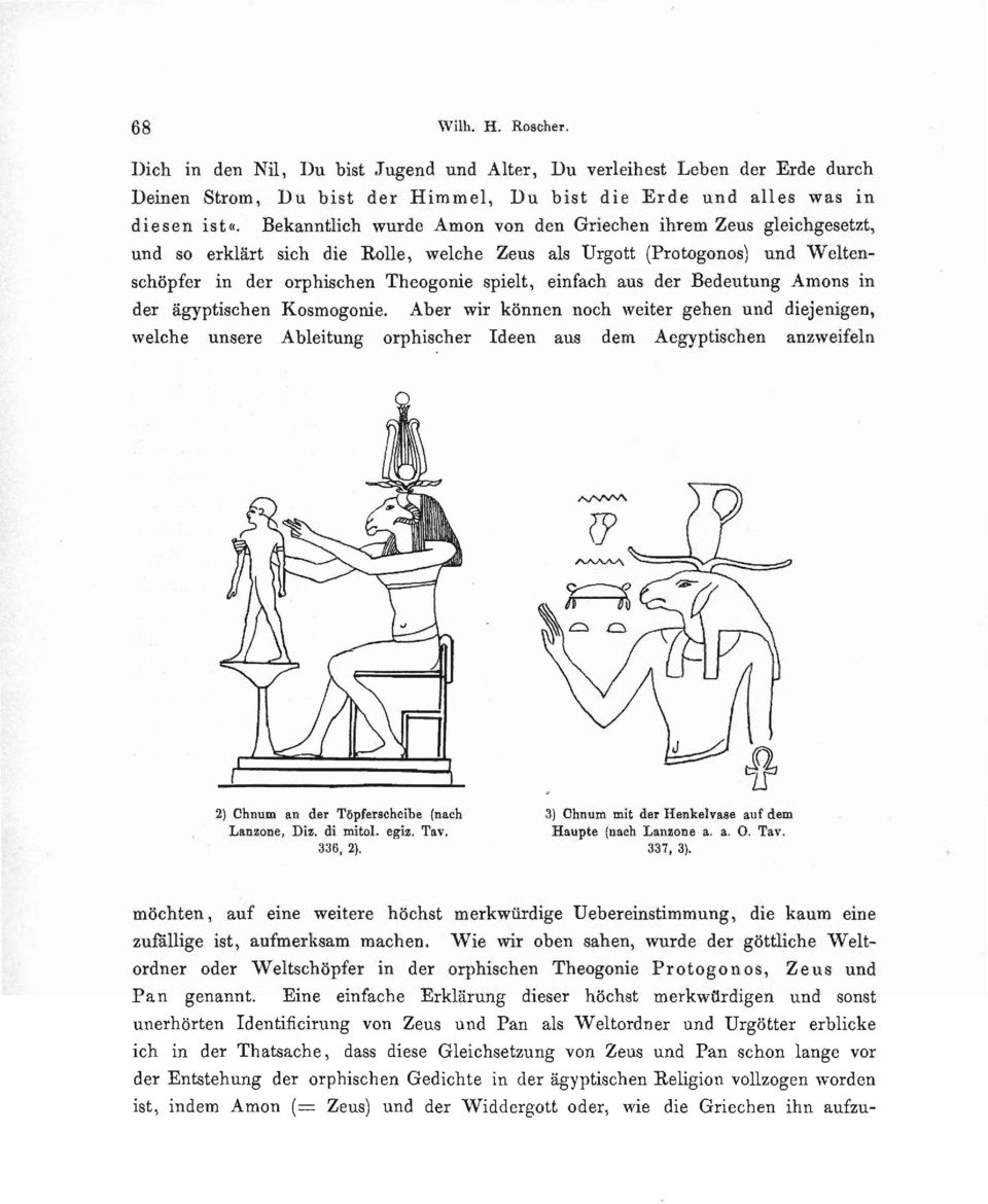 der Bedeutung Amons in der ägyptischen Kosmogonie.