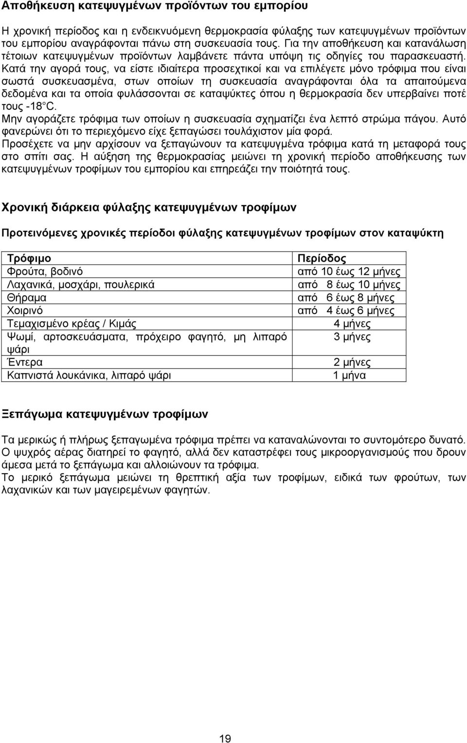 Κατά την αγορά τους, να είστε ιδιαίτερα προσεχτικοί και να επιλέγετε μόνο τρόφιμα που είναι σωστά συσκευασμένα, στων οποίων τη συσκευασία αναγράφονται όλα τα απαιτούμενα δεδομένα και τα οποία