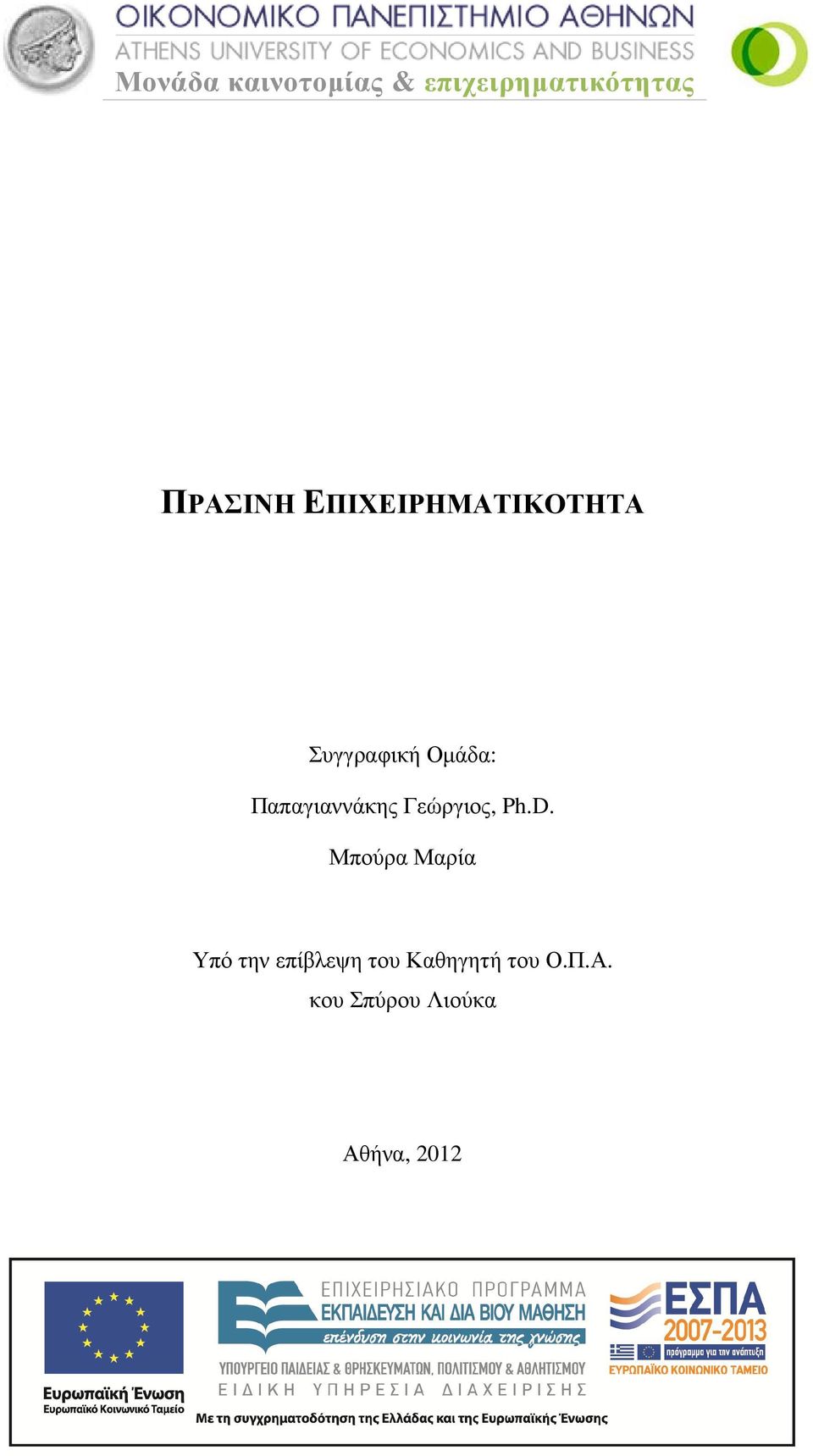 Παπαγιαννάκης Γεώργιος, Ph.D.