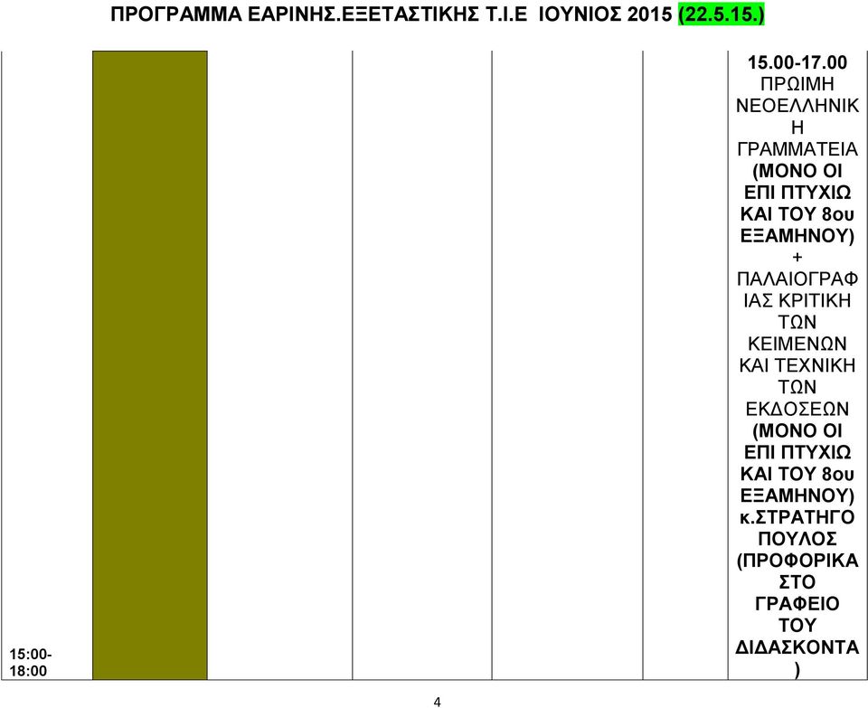 ΠΤΥΧΙΩ ΚΑΙ ΠΑΛΑΙΟΓΡΑΦ ΙΑΣ ΚΡΙΤΙΚΗ ΤΩΝ ΚΕΙΜΕΝΩΝ ΚΑΙ