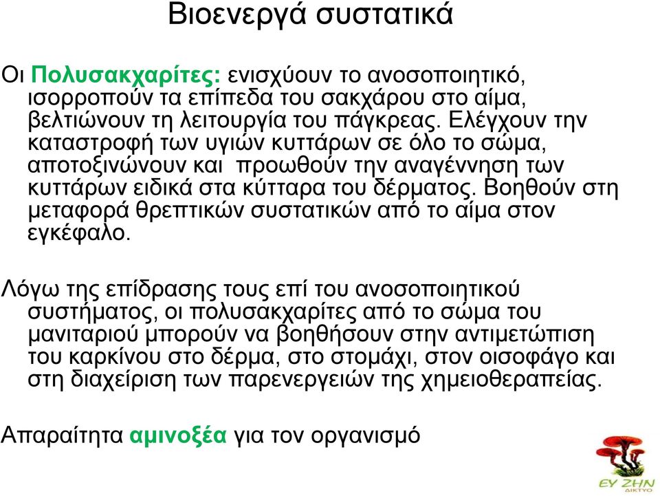 Βοηθούν στη μεταφορά θρεπτικών συστατικών από το αίμα στον εγκέφαλο.