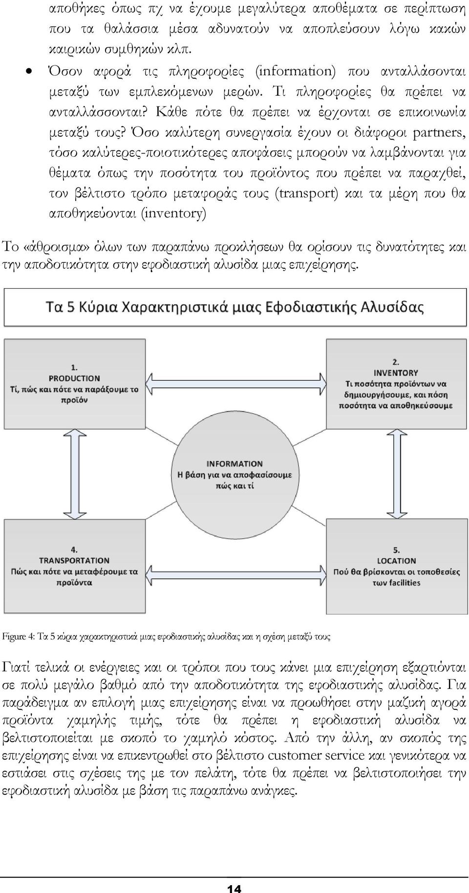 Όσο καλύτερη συνεργασία έχουν οι διάφοροι partners, τόσο καλύτερες-ποιοτικότερες αποφάσεις μπορούν να λαμβάνονται για θέματα όπως την ποσότητα του προϊόντος που πρέπει να παραχθεί, τον βέλτιστο τρόπο