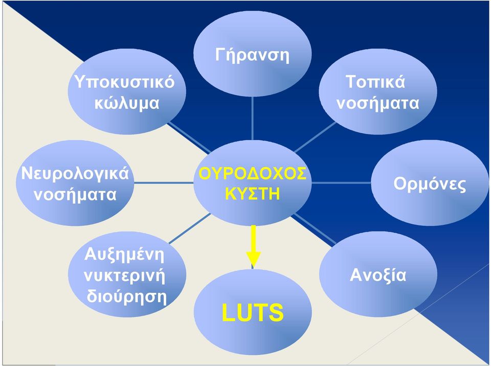 νοσήματα ΟΥΡΟΔΟΧΟΣ ΚΥΣΤΗ