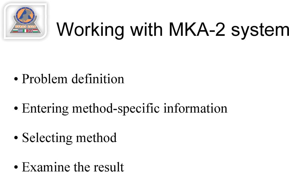 method-specific information