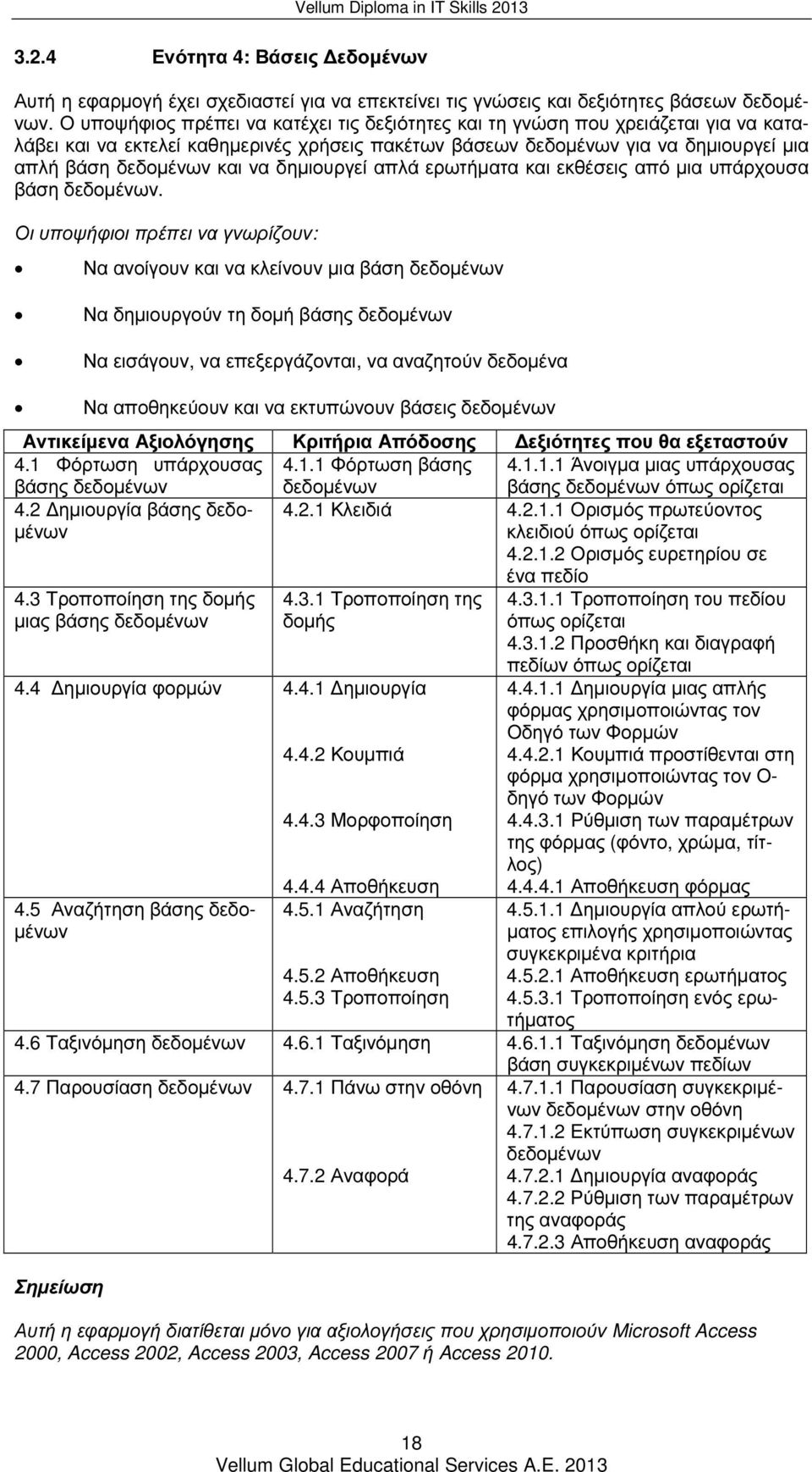 δηµιουργεί απλά ερωτήµατα και εκθέσεις από µια υπάρχουσα βάση δεδοµένων.