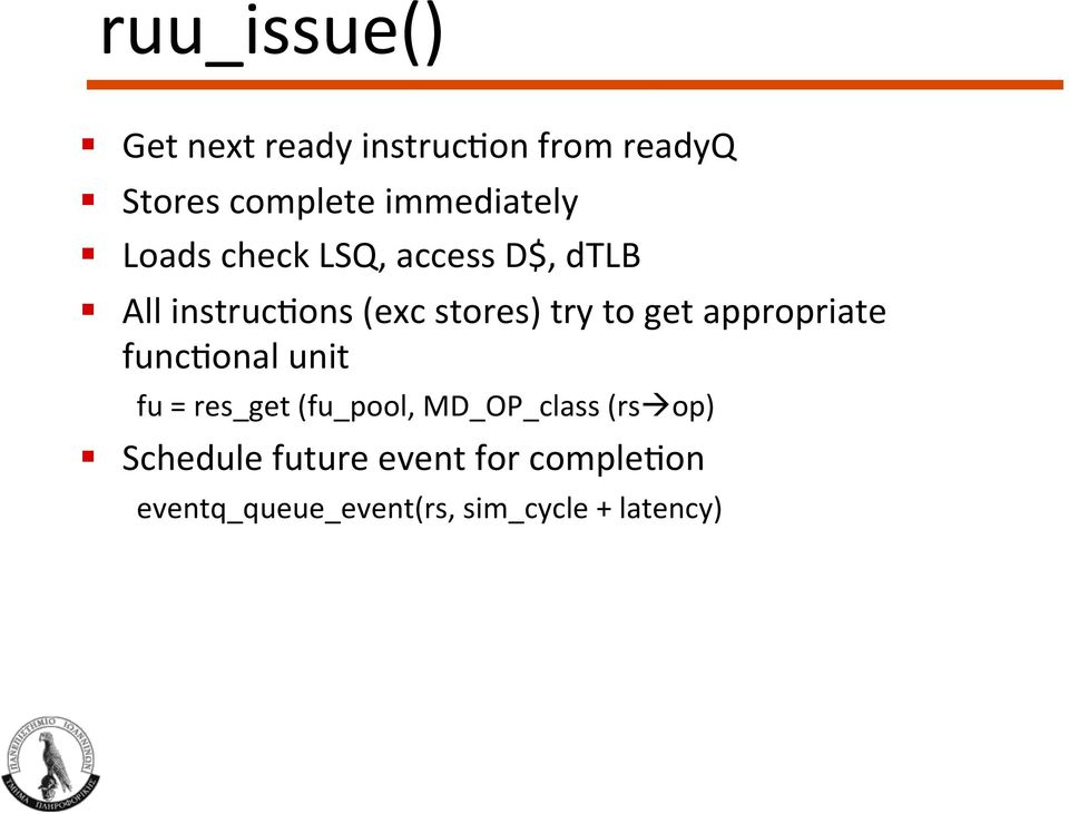 try to get appropriate funcuonal unit fu = res_get (fu_pool, MD_OP_class