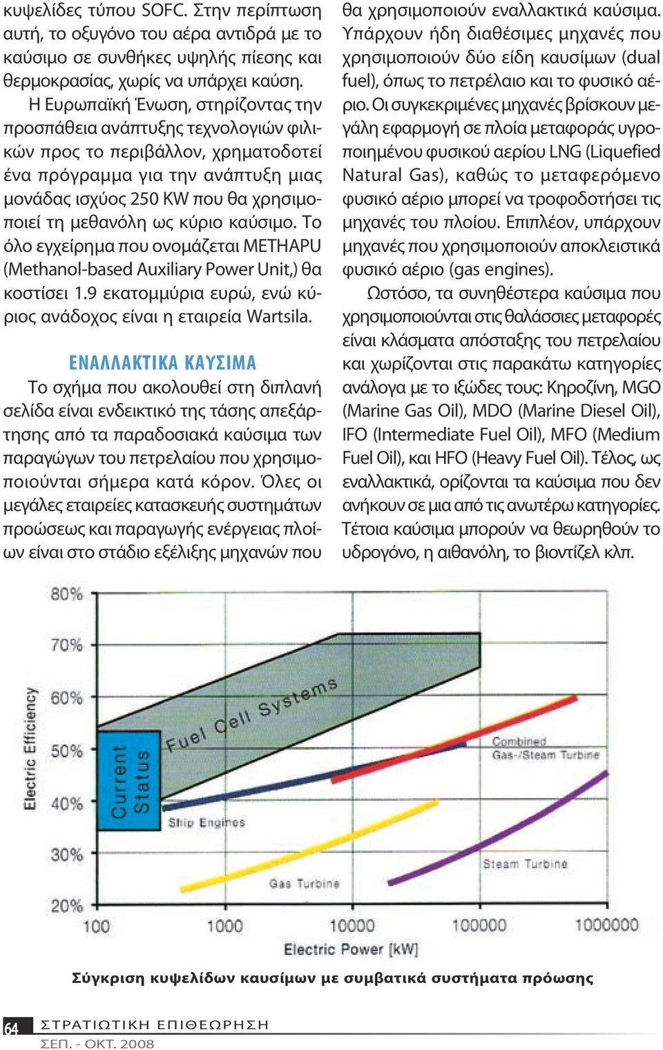 ως κύριο καύσιμο. Το όλο εγχείρημα που ονομάζεται METHAPU (Methanol-based Auxiliary Power Unit,) θα κοστίσει 1.9 εκατομμύρια ευρώ, ενώ κύριος ανάδοχος είναι η εταιρεία Wartsila.