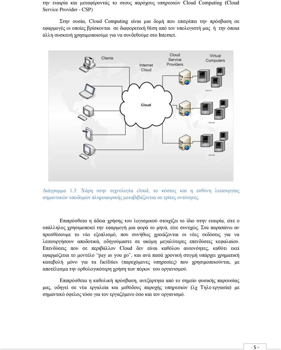 3: Χάρη στην τεχνολογία cloud, το κόστος και η ευθύνη λειτουργίας σημαντικών υποδομών πληροφορικής μεταβιβάζονται σε τρίτες οντότητες.