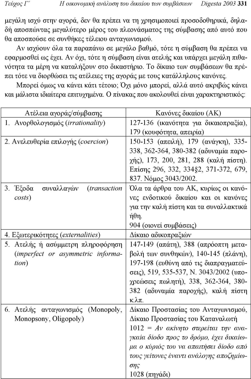 Αν όχι, τότε η σύµβαση είναι ατελής και υπάρχει µεγάλη πιθανότητα τα µέρη να καταλήξουν στο δικαστήριο.