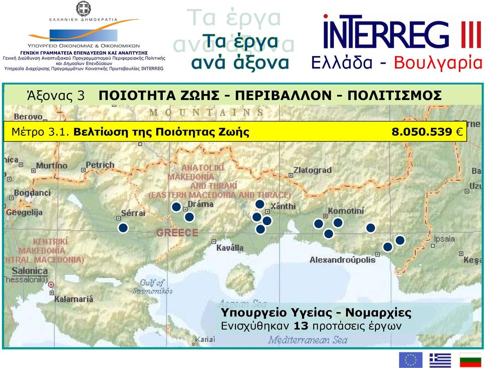 Βελτίωση της Ποιότητας Ζωής 8.050.