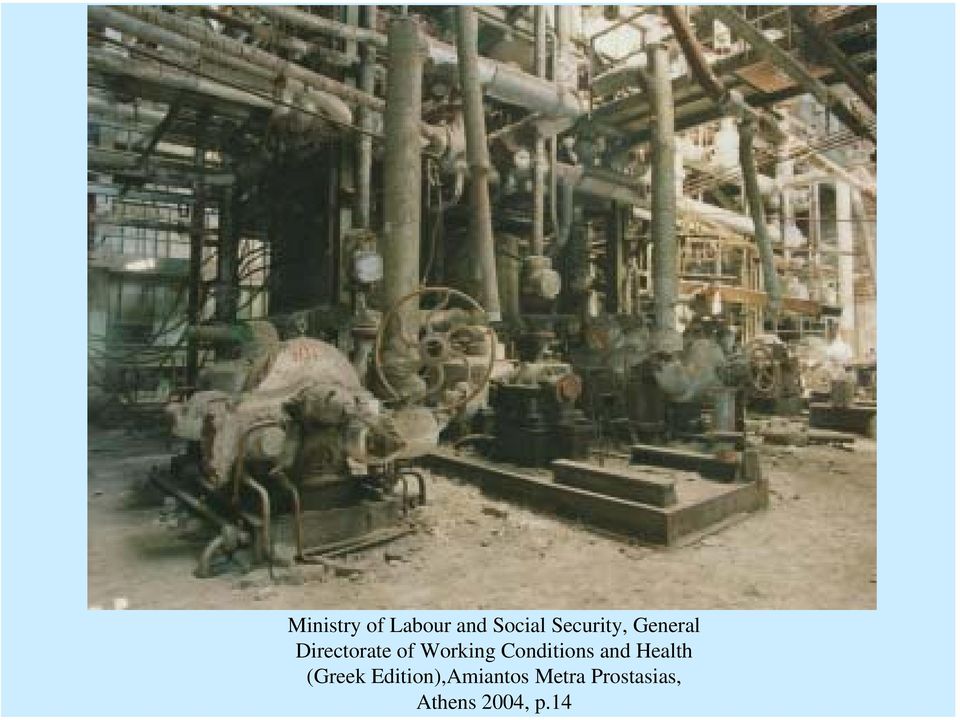 Working Conditions and Health (Greek