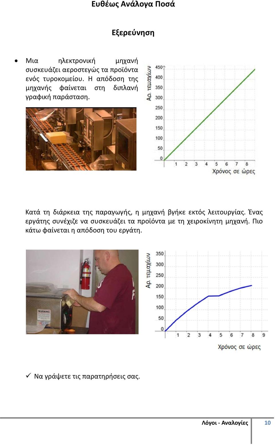 Κατά τη διάρκεια της παραγωγής, η μηχανή βγήκε εκτός λειτουργίας.