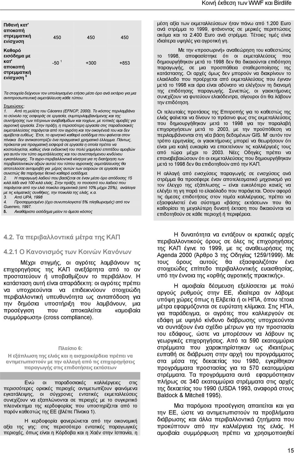 Το κόστος περιλαμβάνει το σύνολο της εισφοράς σε εργασία, συμπεριλαμβανόμενης και της συντήρησης των πέτρινων αναβαθμίδων και τοιχίων, με τοπικές αμοιβές για αγροτική εργασία.