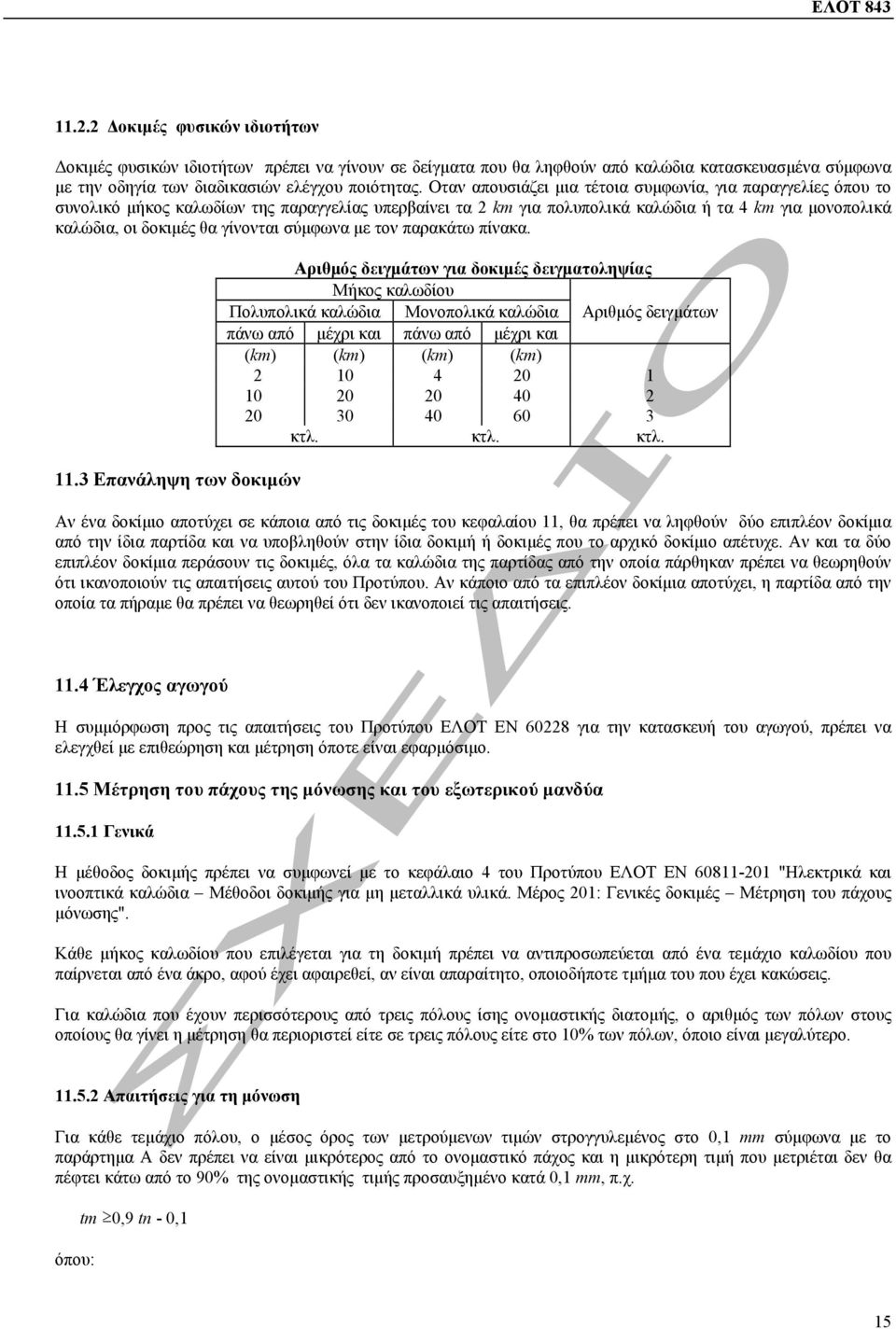 σύµφωνα µε τον παρακάτω πίνακα. 11.