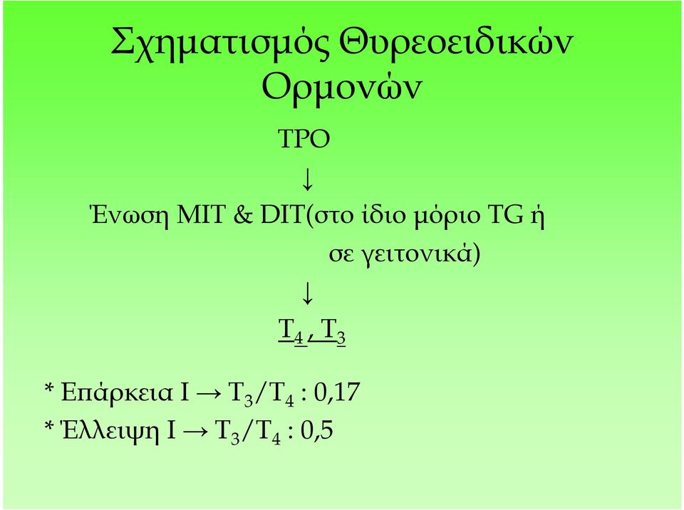 σε γειτονικά) Τ 4, Τ 3 * Ε άρκεια Ι Τ