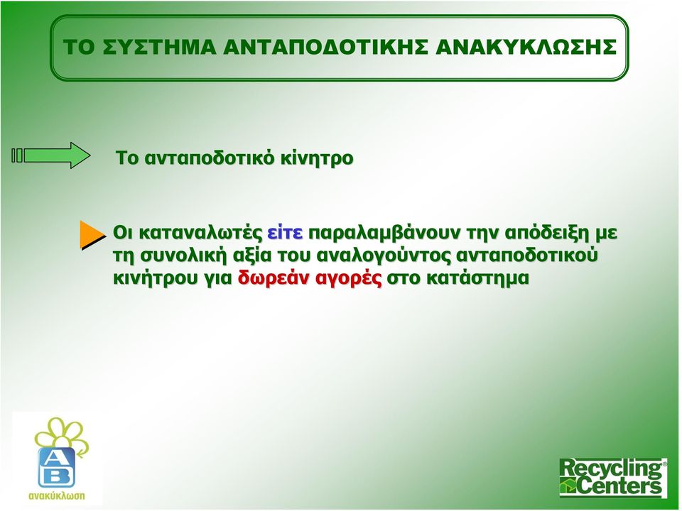 παραλαμβάνουν την απόδειξη με τη συνολική αξία