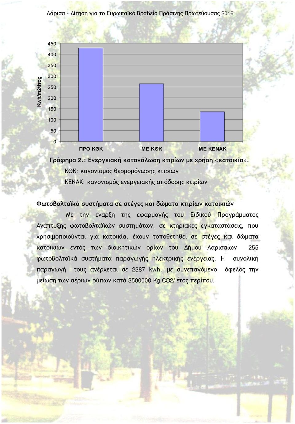 Ειδικού Προγράμματος Ανάπτυξης φωτοβολταϊκών συστημάτων, σε κτηριακές εγκαταστάσεις, που χρησιμοποιούνται για κατοικία, έχουν τοποθετηθεί σε στέγες και δώματα κατοικιών εντός των