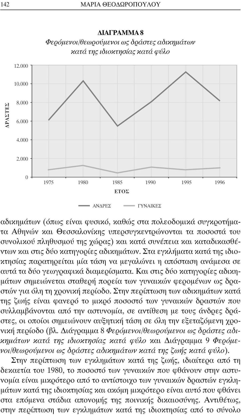 πληθυσμού της χώρας) και κατά συνέπεια και καταδικασθέντων και στις δυο κατηγορίες αδικημάτων.