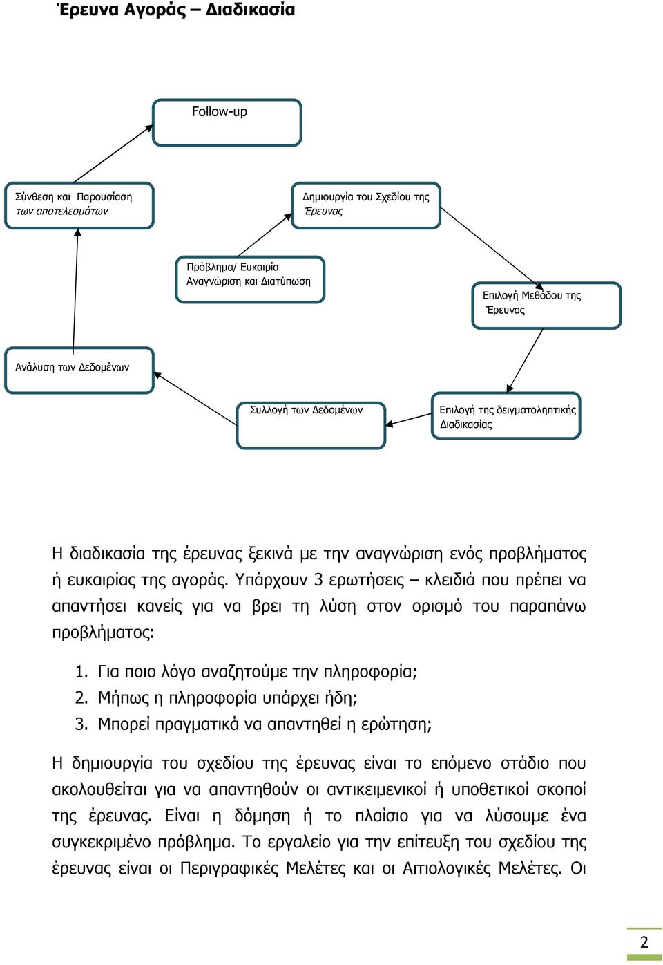 Υπάρχουν 3 ερωτήσεις κλειδιά που πρέπει να απαντήσει κανείς για να βρει τη λύση στον ορισμό του παραπάνω προβλήματος: 1. Για ποιο λόγο αναζητούμε την πληροφορία; 2. Μήπως η πληροφορία υπάρχει ήδη; 3.