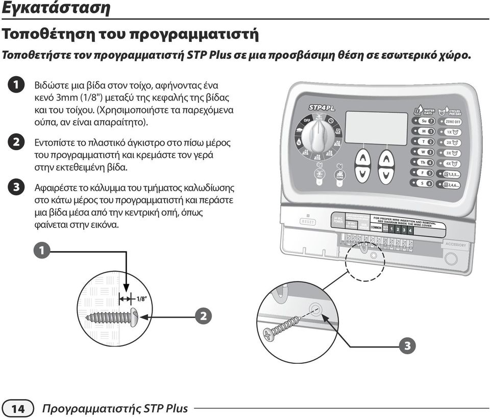 (Χρησιμοποιήστε τα παρεχόμενα ούπα, αν είναι απαραίτητο).