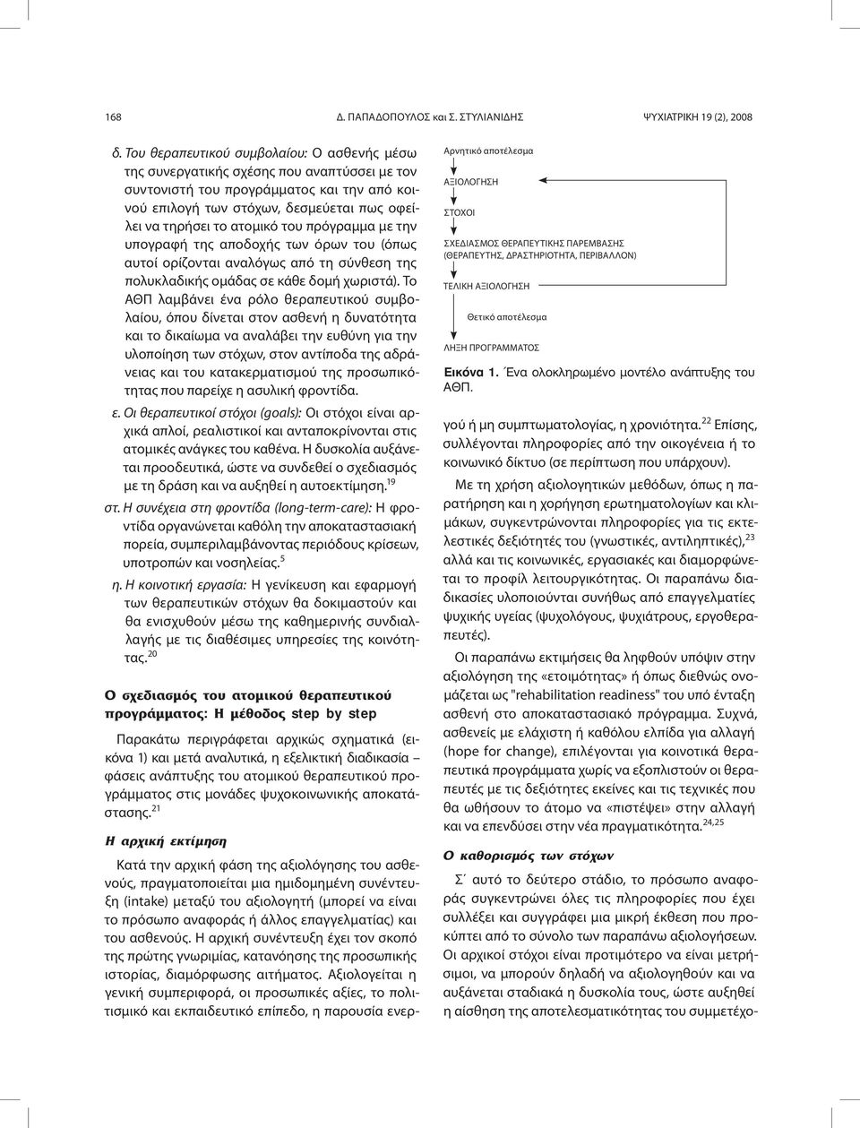 ατομικό του πρόγραμμα με την υπογραφή της αποδοχής των όρων του (όπως αυτοί ορίζονται αναλόγως από τη σύνθεση της πολυκλαδικής ομάδας σε κάθε δομή χωριστά).