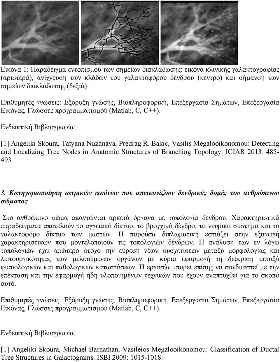 Bakic, Vasilis Megalooikonomou: Detecting and Localizing Tree Nodes in Anatomic Structures of Branching Topology. ICIAR 2013: 485-493 3.